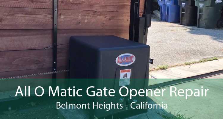 All O Matic Gate Opener Repair Belmont Heights - California